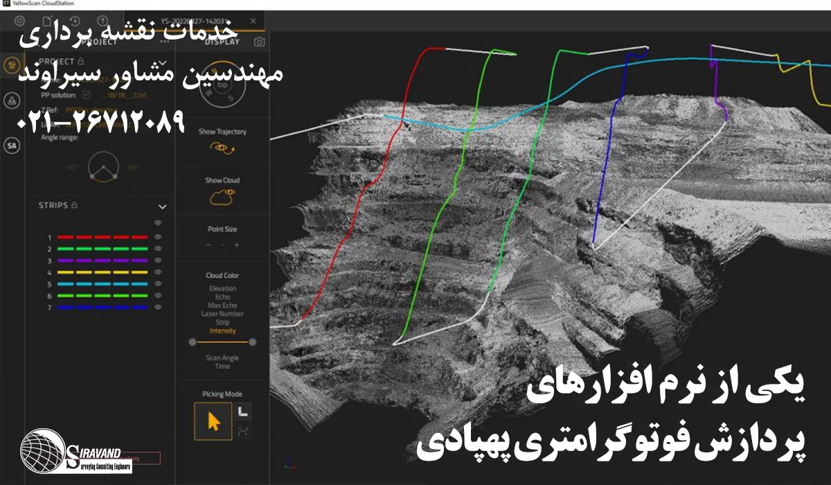 نرم افزار توپوگرافی با پهپاد