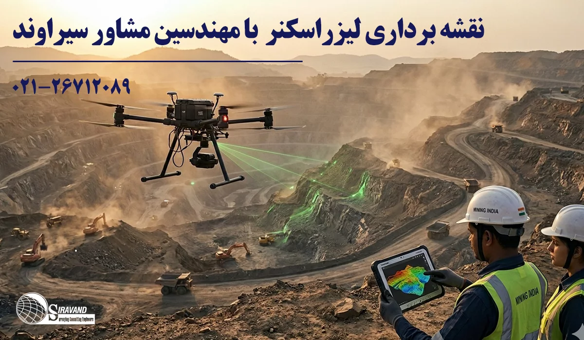 نقشه برداری با لیزراسکنر مهندسین سیراوند